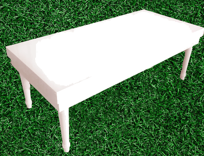 Luxury Kids Rectangular Acrylic Table