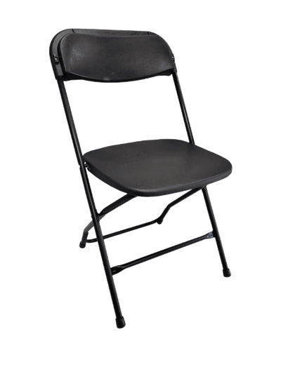 Plastic Folding Chair Black