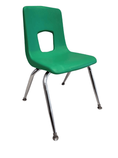 Kid Chair Stackable Green 13 inch