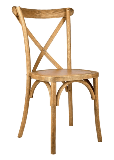 Farmhouse Crossback Chair Chestnut Wood