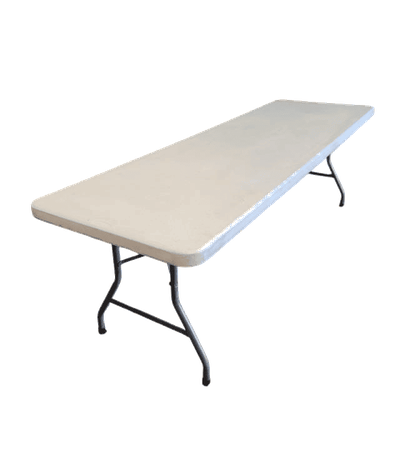 Plastic Table 8ft Rectangular