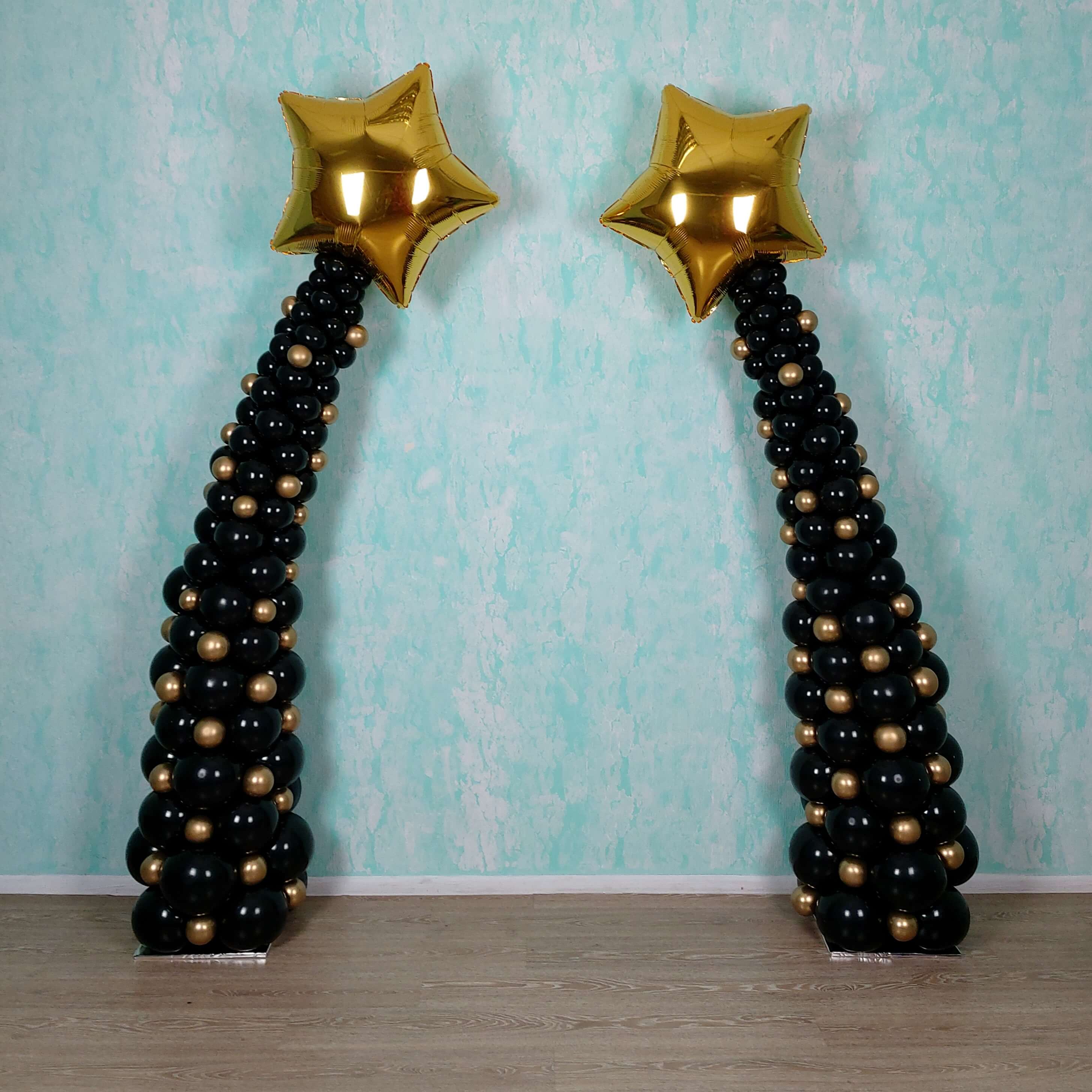 7.5 ft Star Fall Balloon Column