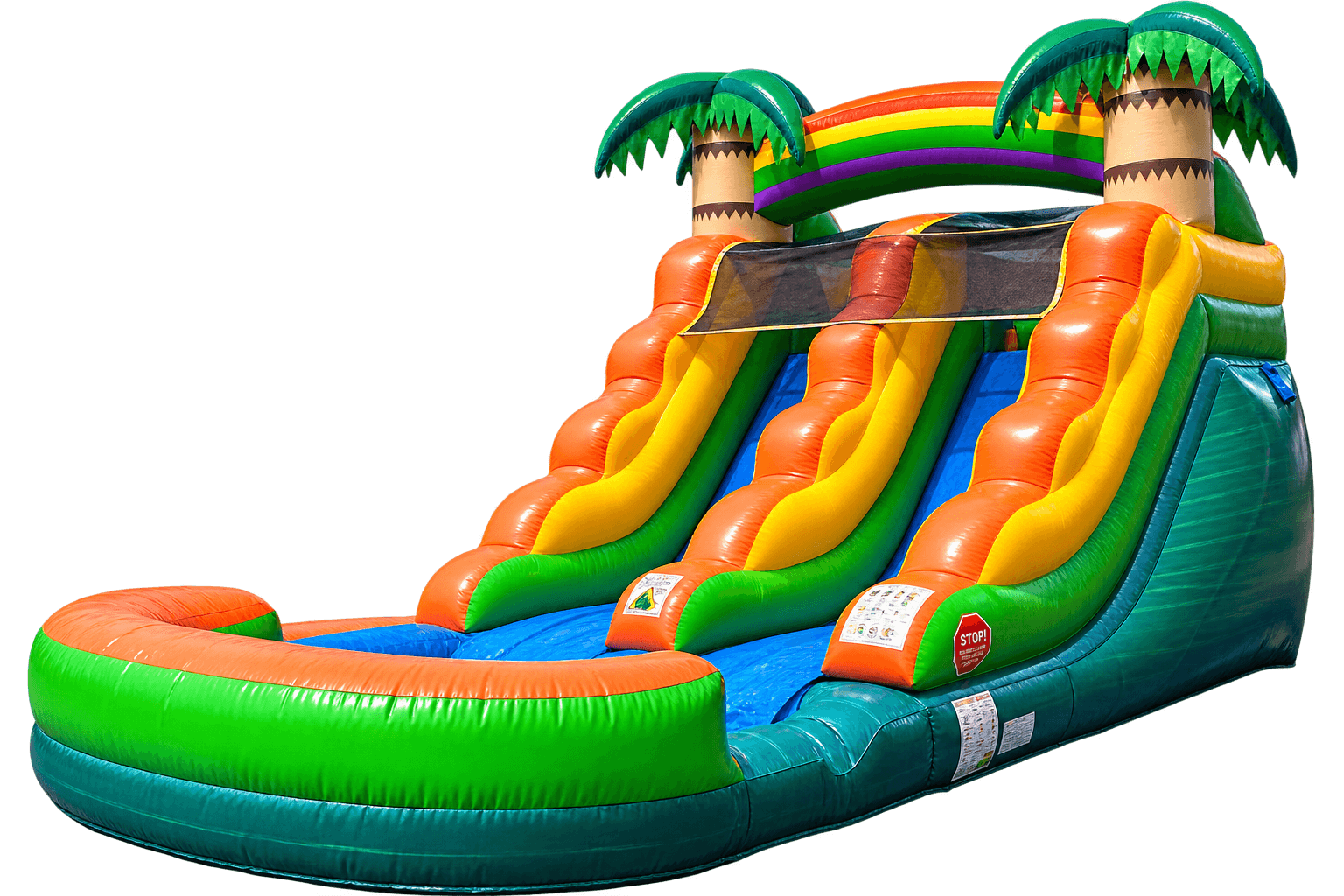 Palm Grove Water Slide with Pool (12')