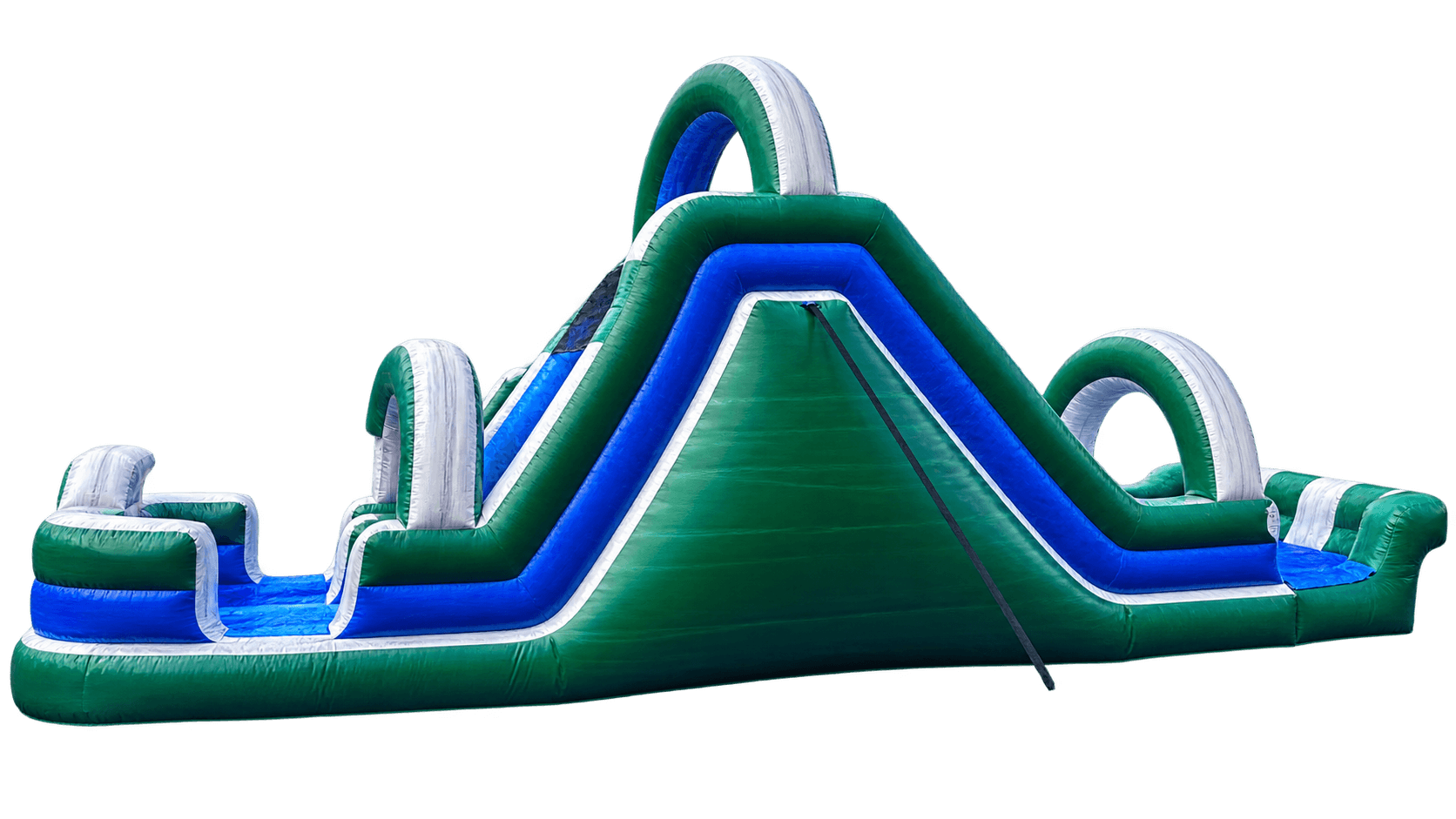 Emerald Rock Climb & Dual Slide with Pool (18')