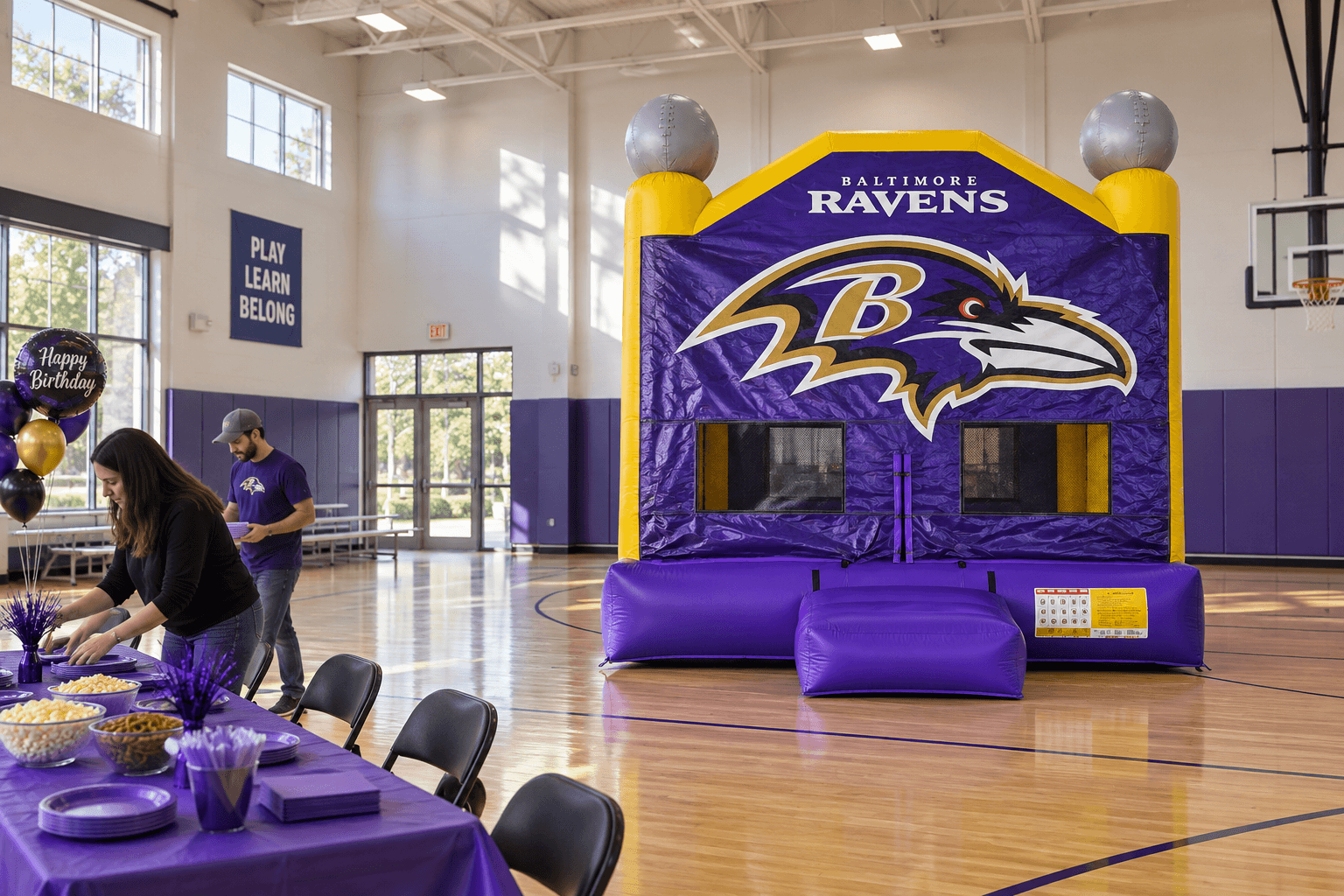 Ravens Bounce House #112