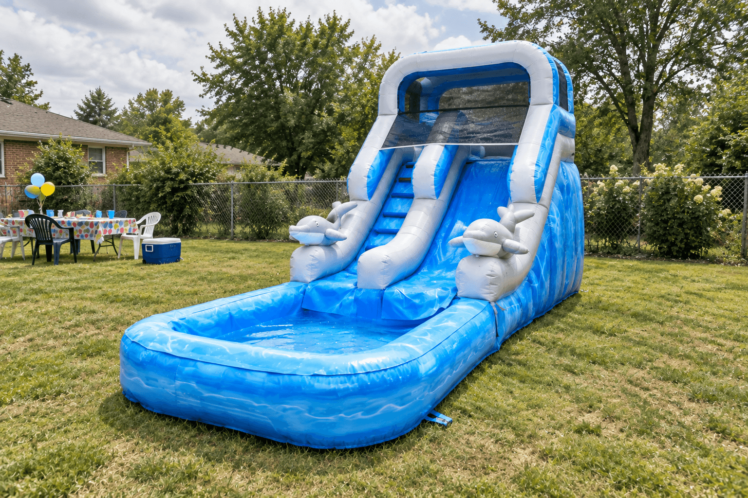  Mini Dolphin Water Slide #W32