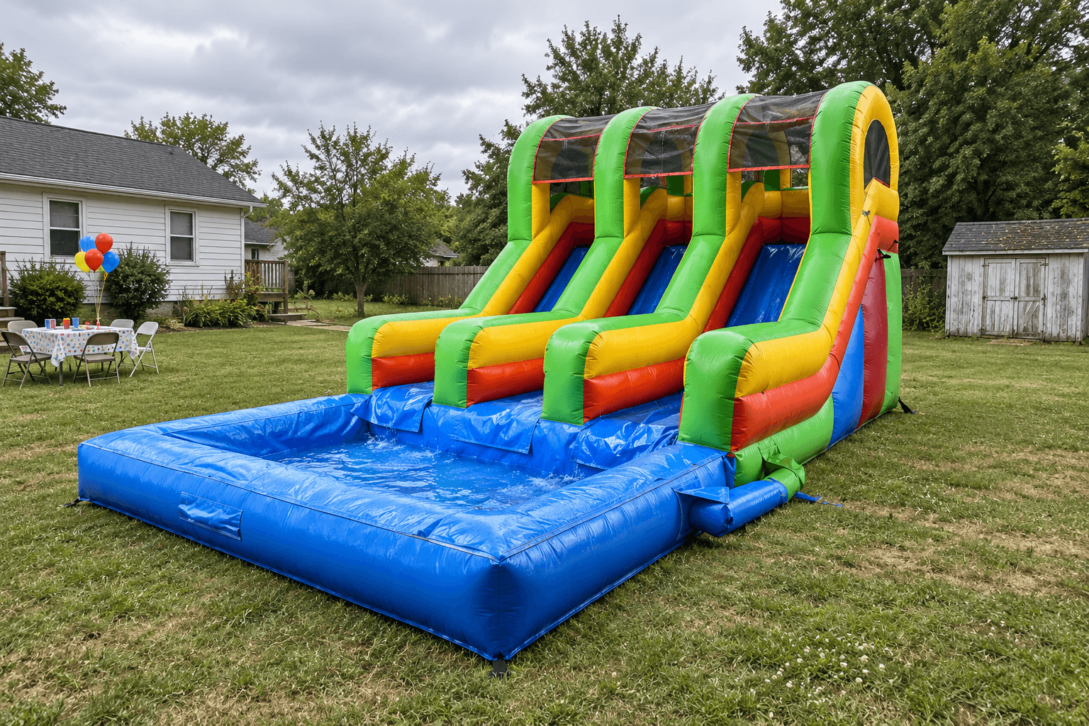 Triple Water Slide #W44