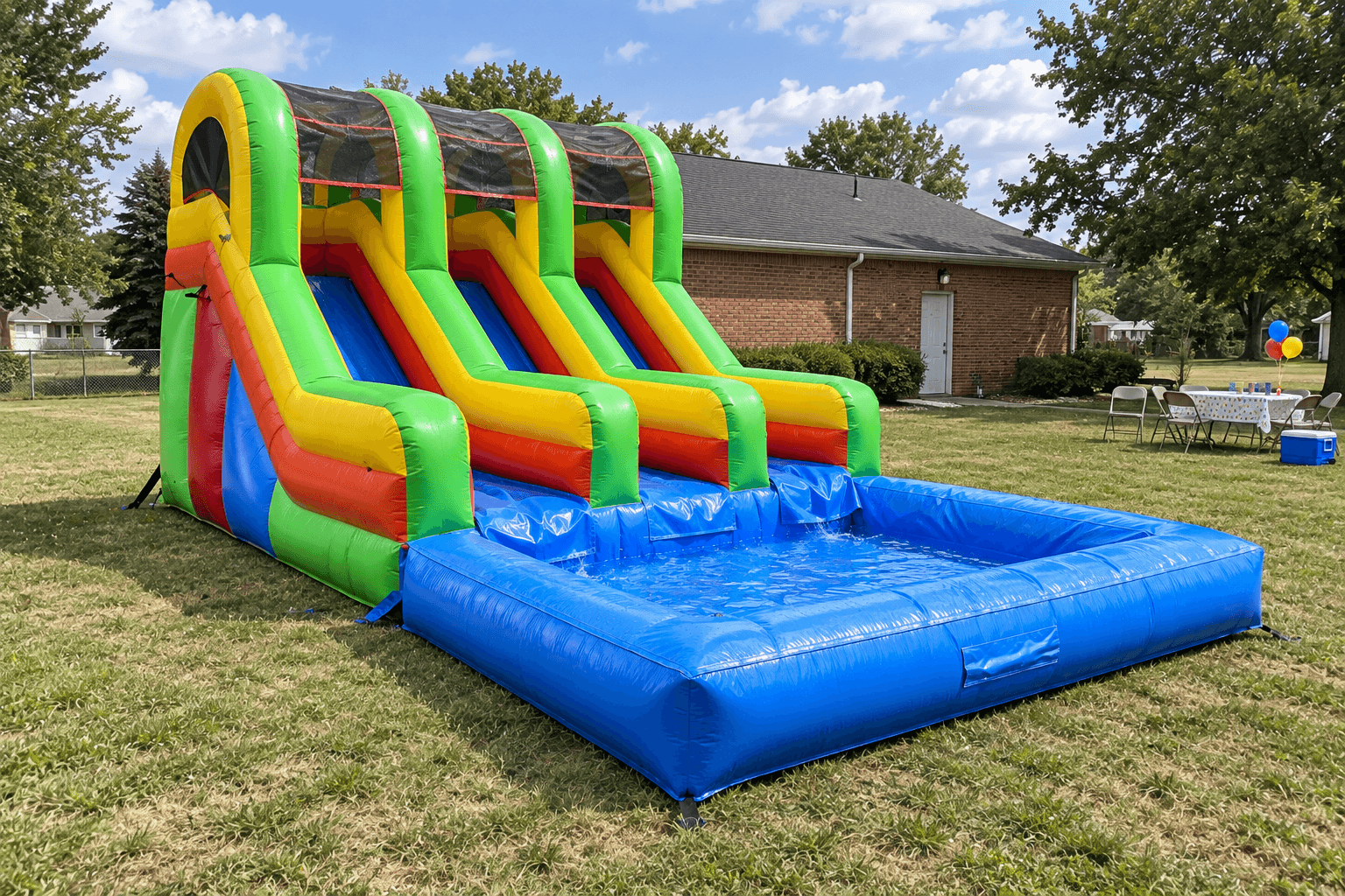 Triple Water Slide #W44