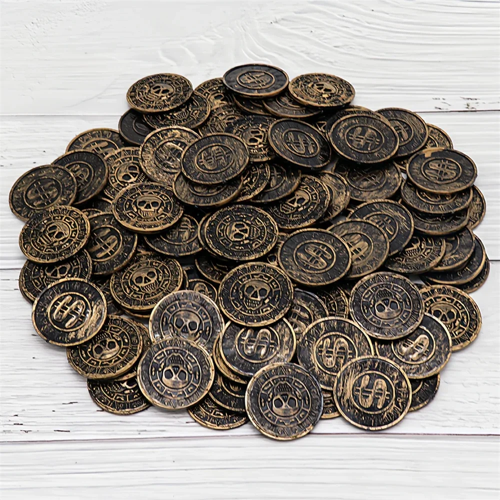 20/50/100pcs Retro Pirate Coin Party Supplies Gift