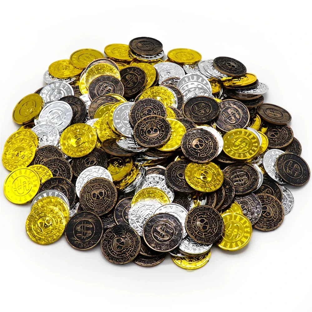 20/50/100pcs Retro Pirate Coin Party Supplies Gift