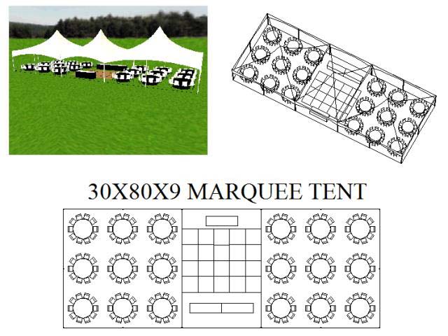High Peak Tent 30x80