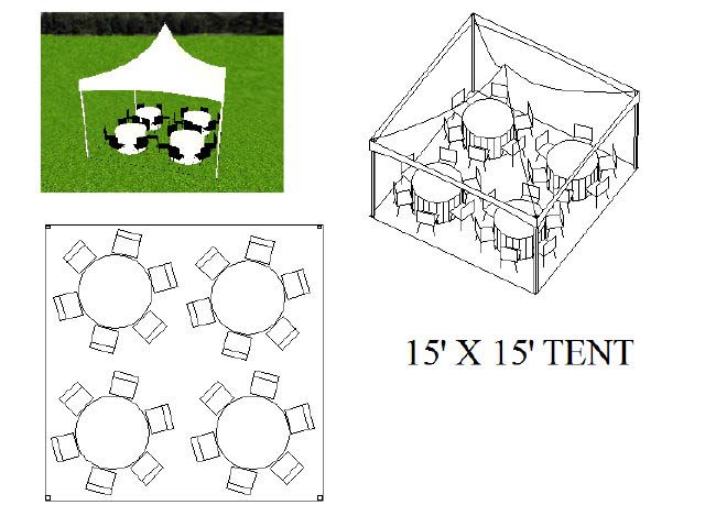 High Peak Tent 15x15