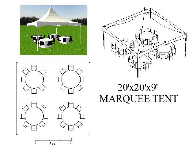 High Peak Tent 20x20