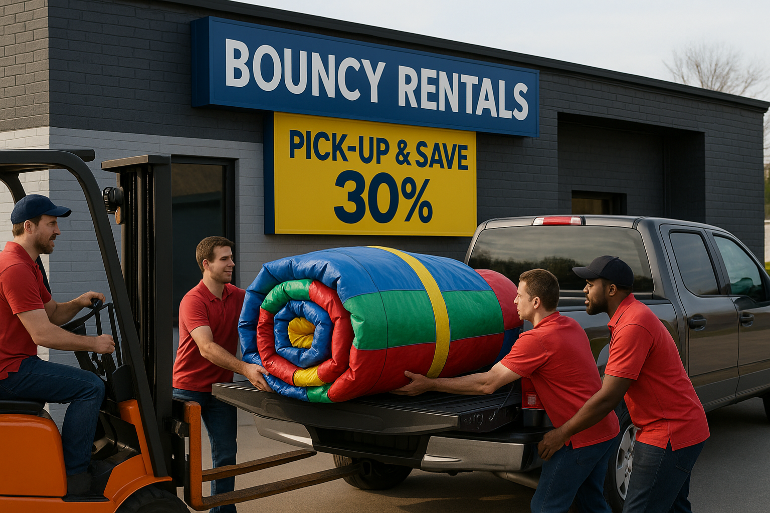 Bouncy Rentals Customer Pickup Process