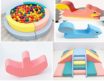 Option 1:Ball Pit + Pyramid. Includes both Squirrel Climbers and Moon Rocker