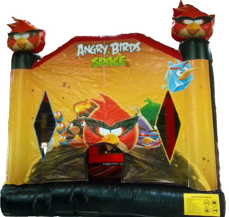 Space Angry Birds Moonbounce #84