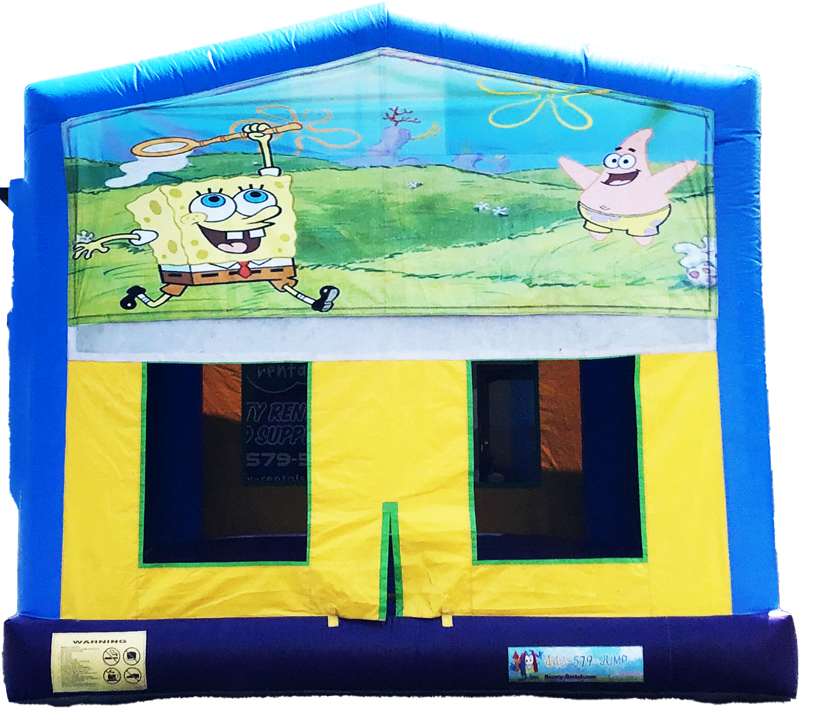 Spong Bob Blue Themed Bounce #5