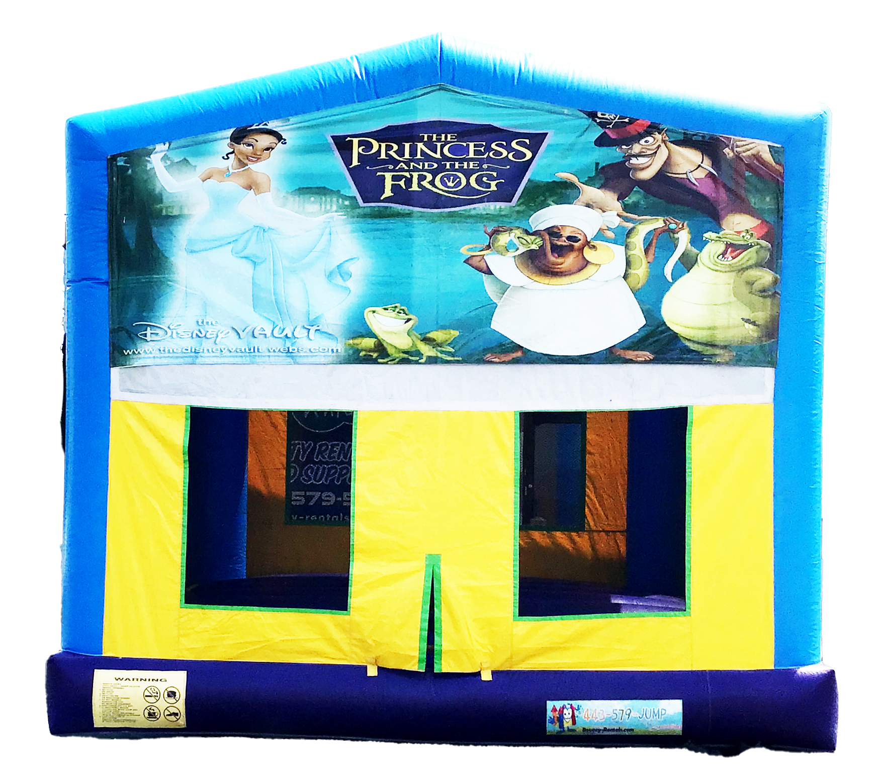 The Princess and the Frog Blue Themed Bounce #5