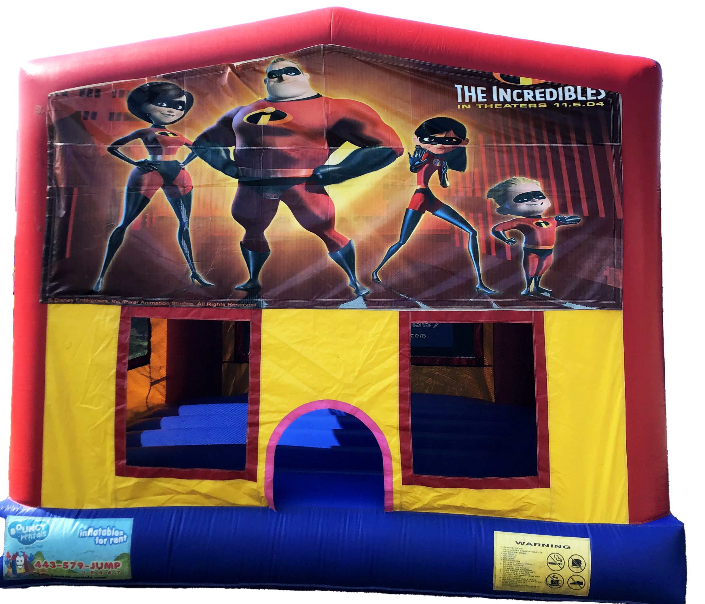 The Incredibles Themed Moonbounce #93/94/904