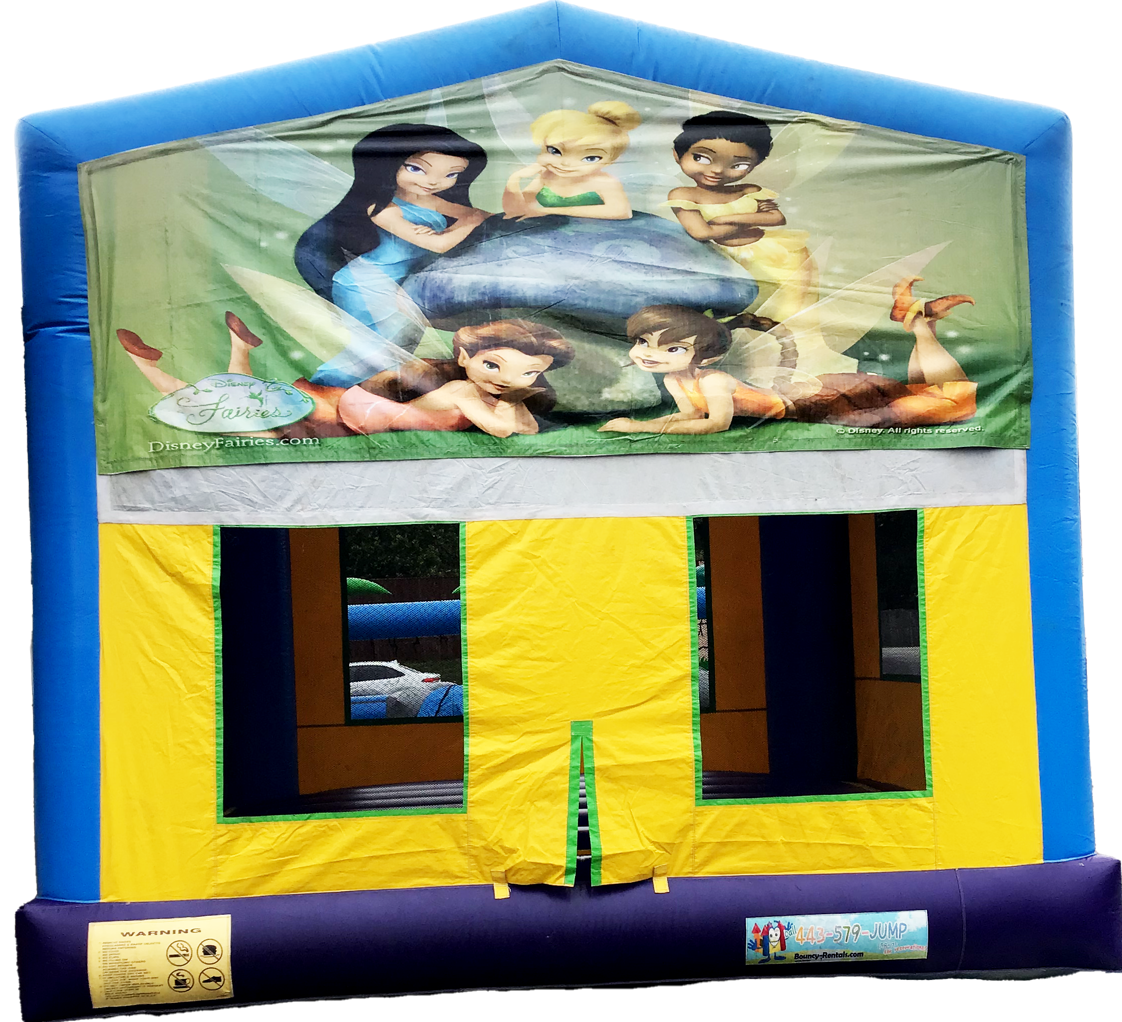 Tinker Bell Blue Themed Bounce #5