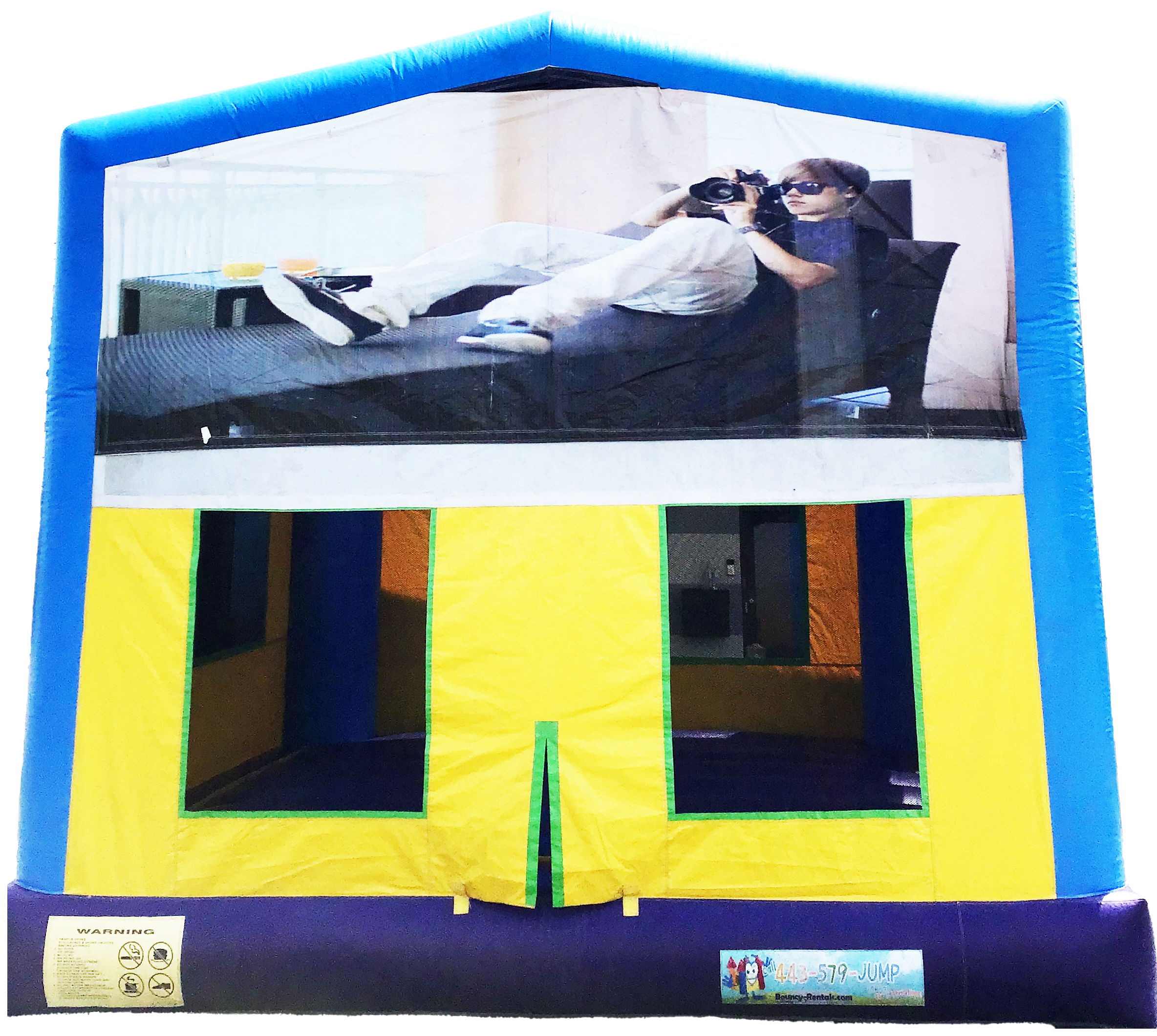 Justin Bieber Blue Themed Bounce #5