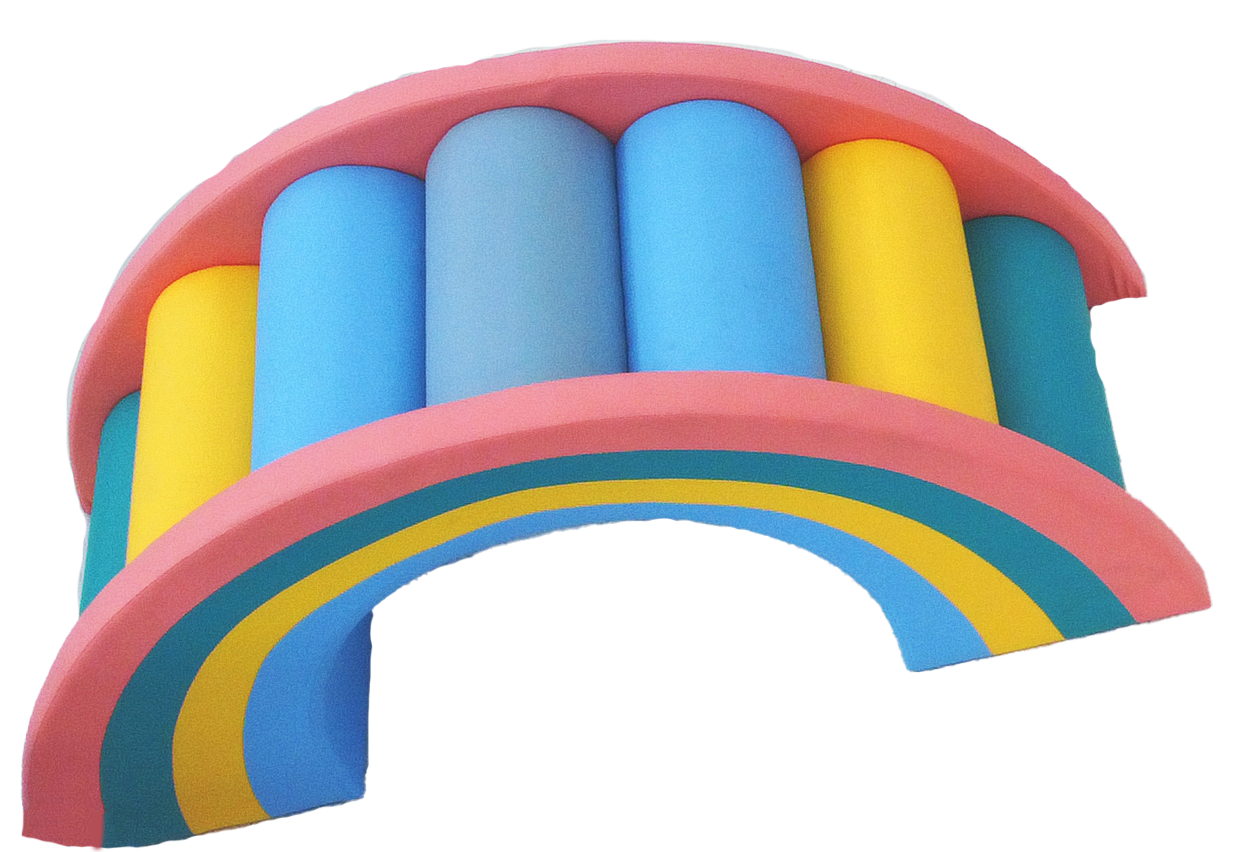Rainbow Adventure Soft Play Kit (16.5ft x 16.5ft)- MEDIUM