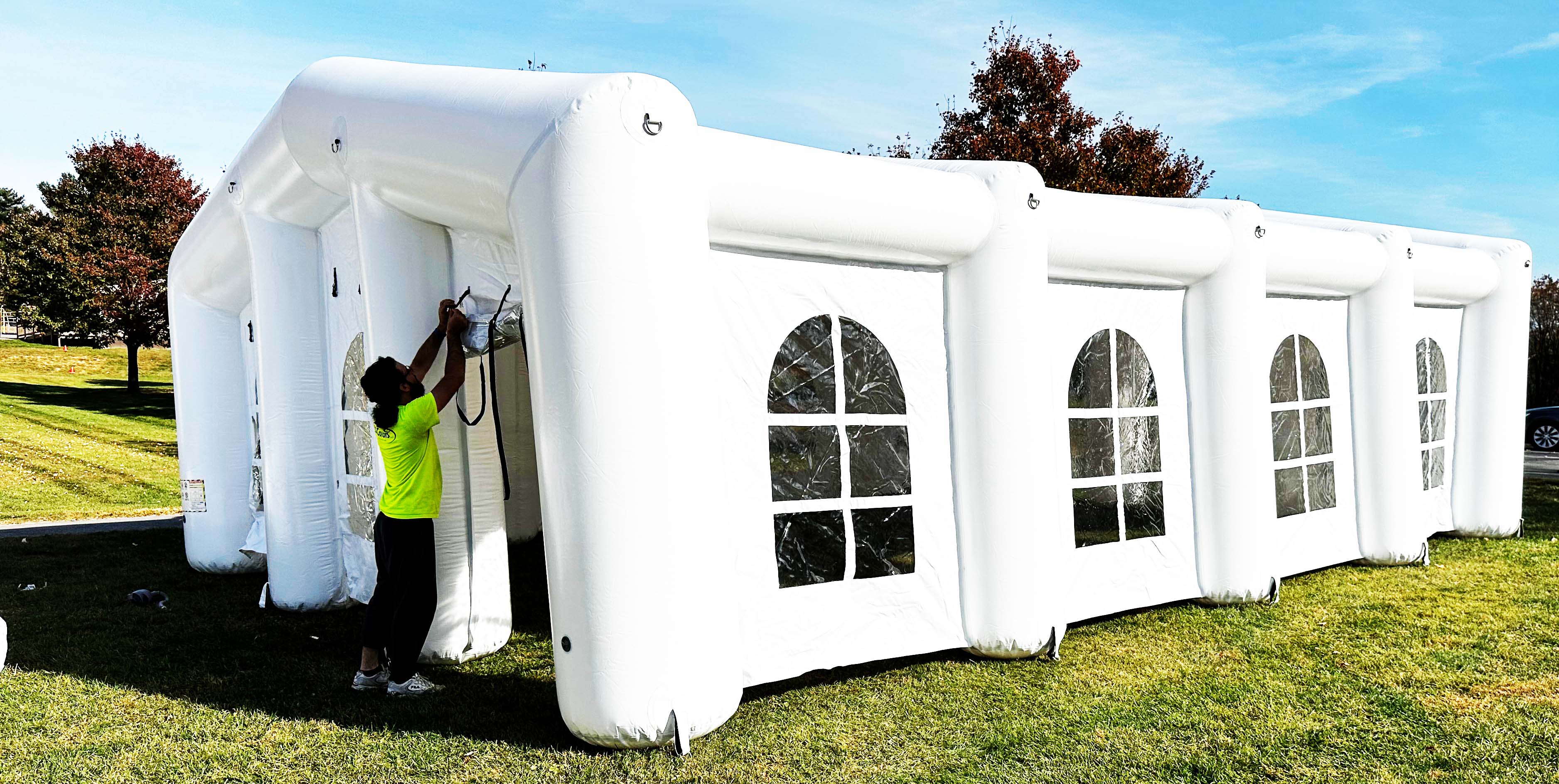 Huge Luxury Inflatable Event Tent (33 ft L x 23 ft W x 11.5 ft H)