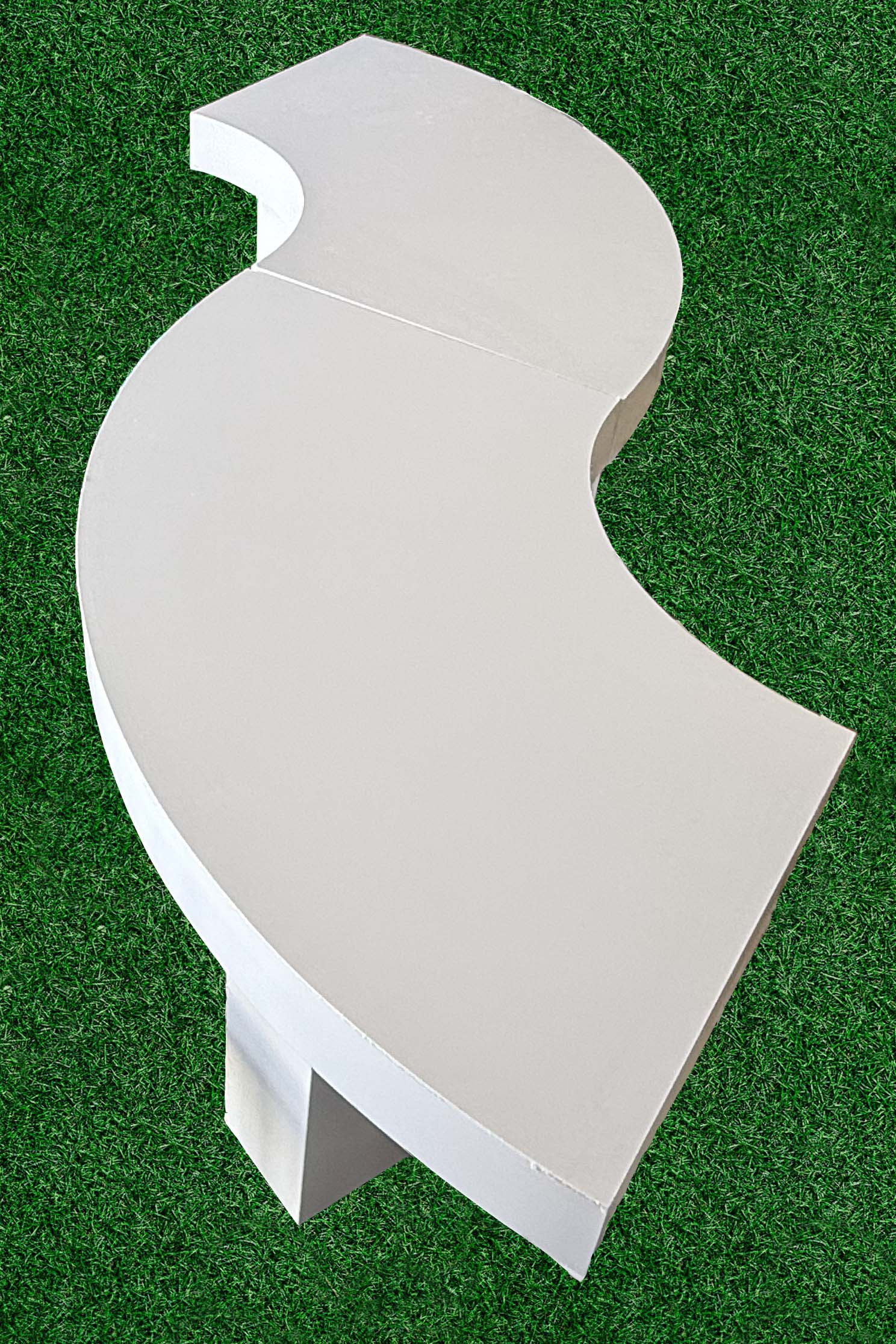 Kids Half Moon Lux Acrylic Table Set - 4 Piece Modular Design