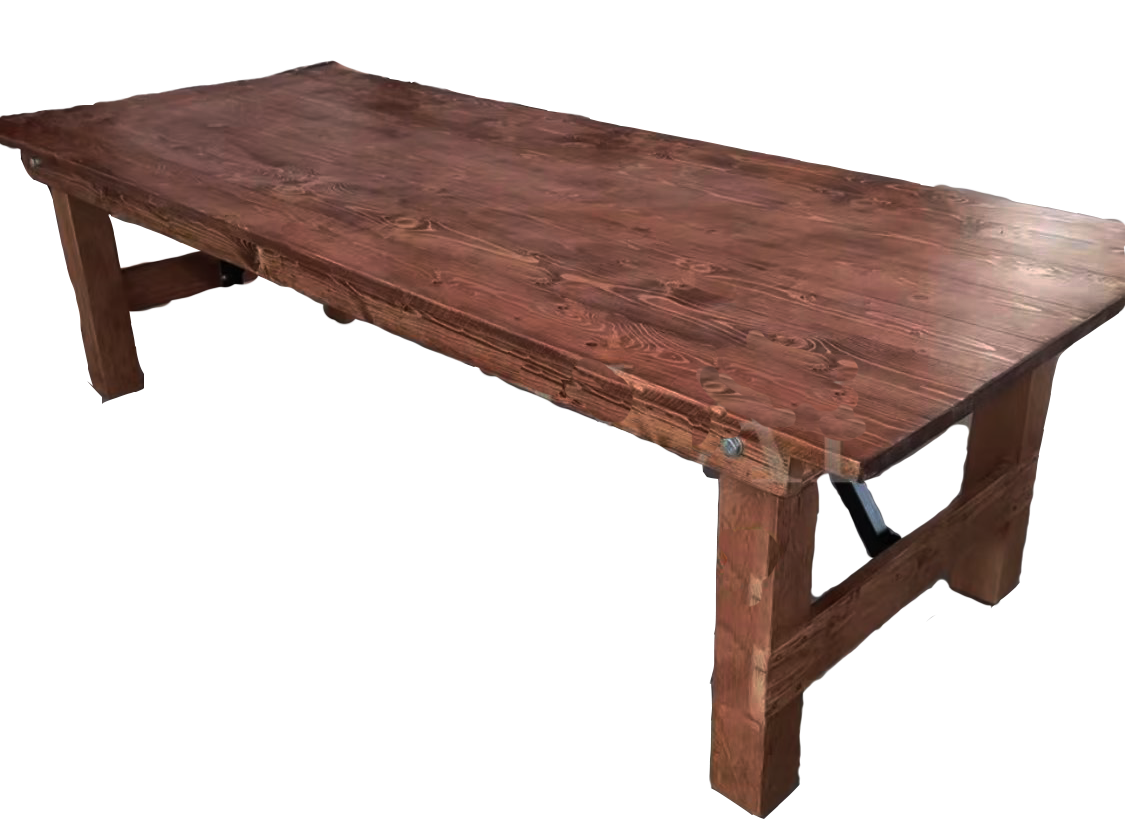 Kids' Rustic Wooden Party Table