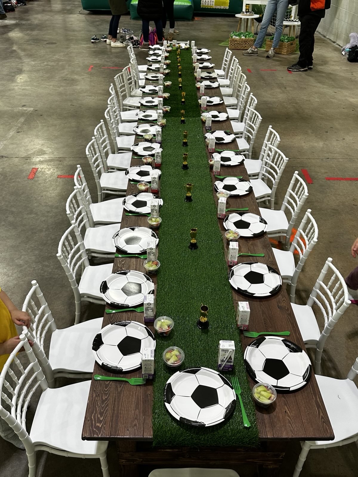 Kids' Rustic Wooden Party Table